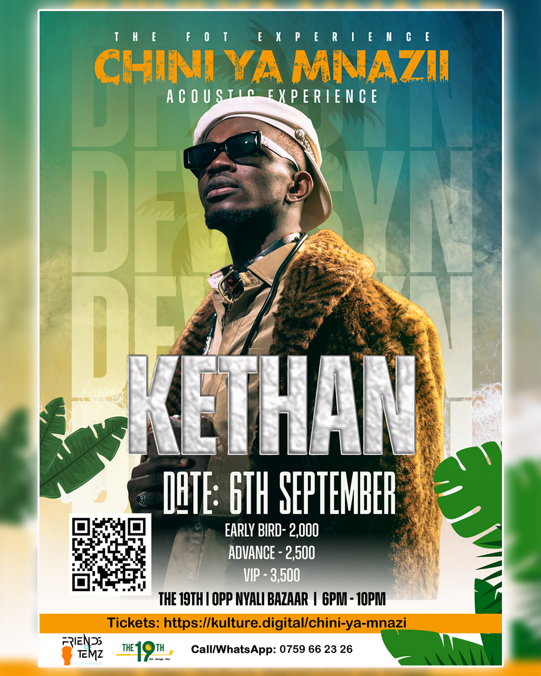 Chini Ya Mnazi Acoustic Experience ft Kethan